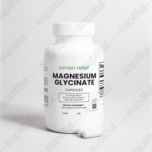 lumen relief Magnesium Glycinate Capsules - Relaxation & Muscle Support