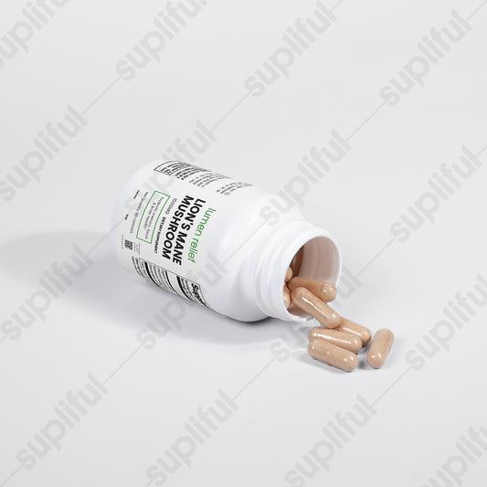 lumen relief Lion's Mane Mushroom Capsules – Focus, Memory & Cognitive Support