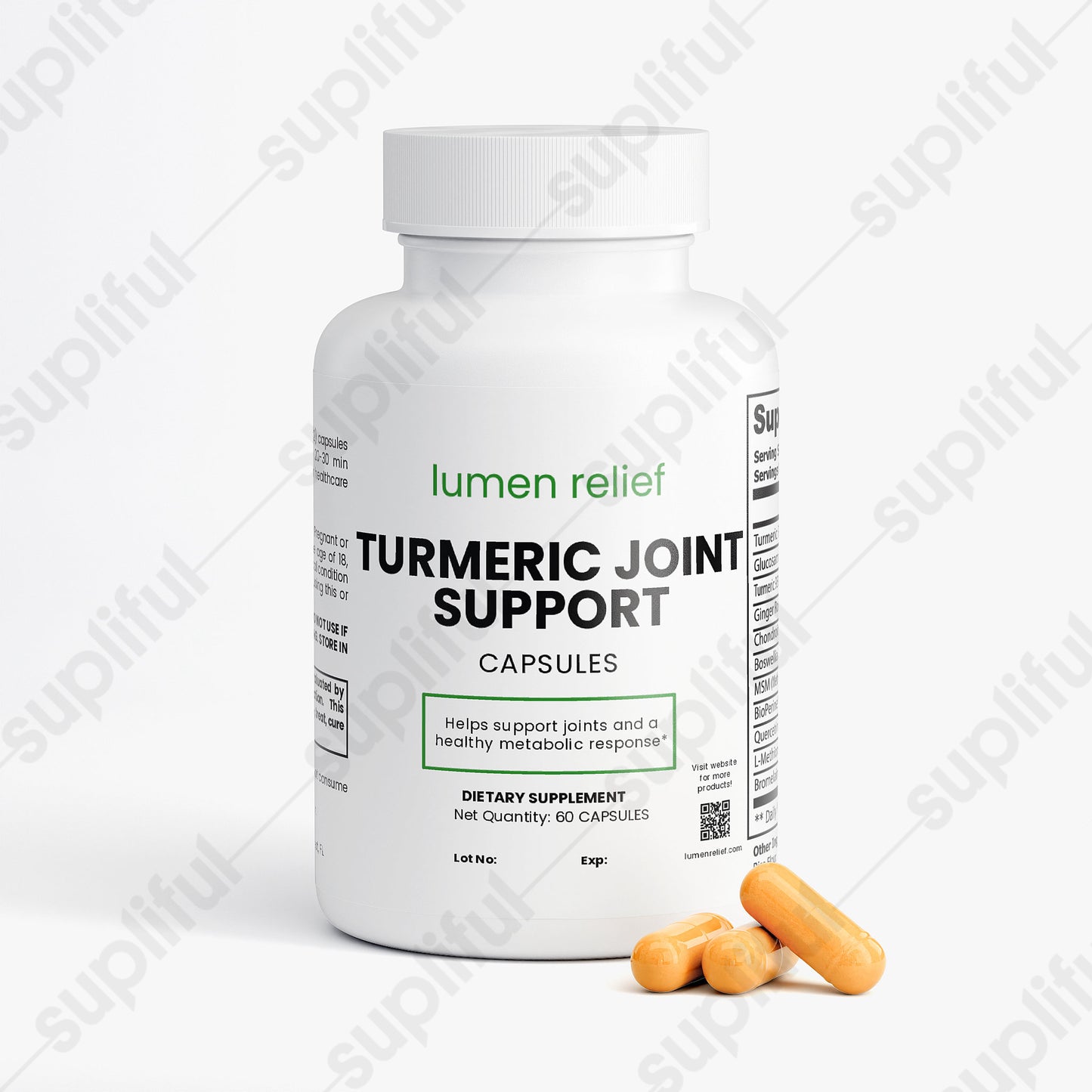 lumen relief Turmeric Joint Support Capsules