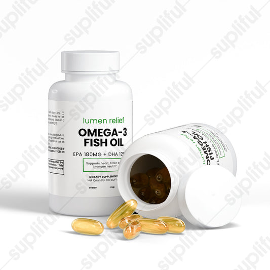 lumen relief Omega-3 Fish Oil Softgels - Heart, Brain, & Joint Support