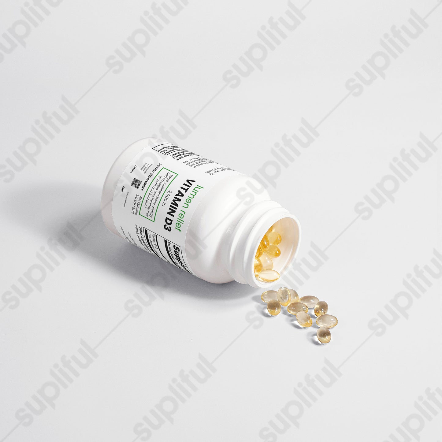 lumen relief Vitamin D3 2,000 IU Softgels - Bone & Immune Support