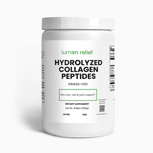 lumen relief Grass-Fed Hydrolyzed Collagen Peptides Powder – Skin, Hair, Nails & Joint Support