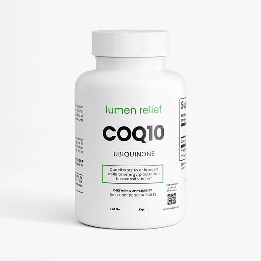 lumen relief CoQ10 Ubiquinone Capsules – Heart Health & Energy Support